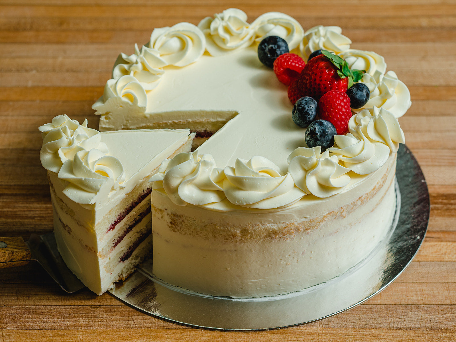 Jam Filled Layer Cake Bread & Butter Bakery and Fine Pastries