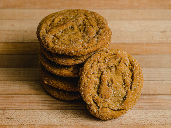 6 Ginger Molasses Cookies