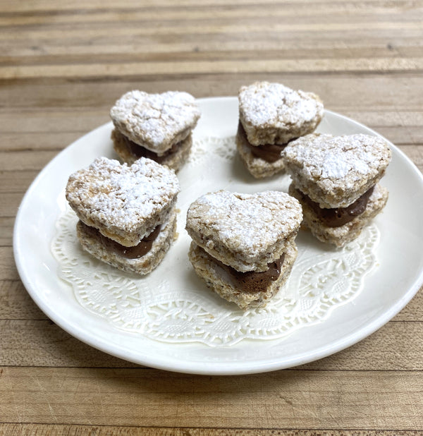 12 Hazelnut Dacquoise Sandwich Cookies