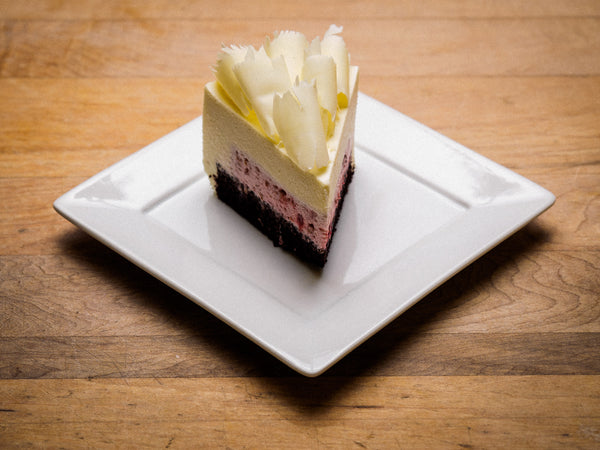 White Chocolate Raspberry Mousse Cake