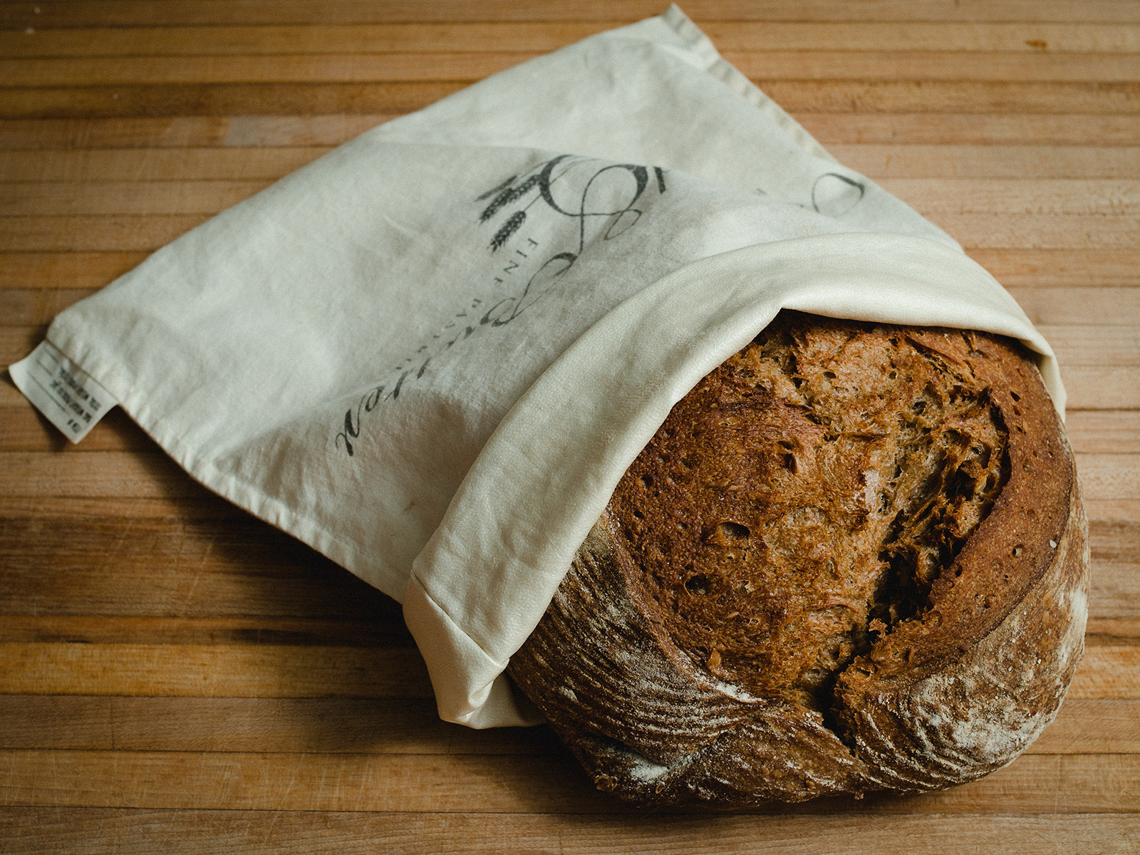 Reusable Bread Bag Bread & Butter Bakery and Fine Pastries