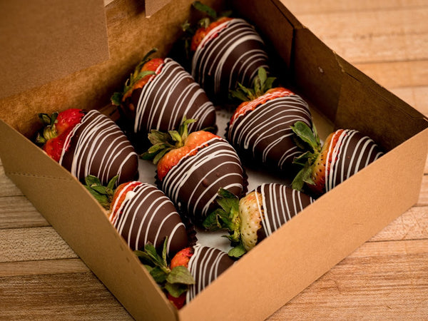 9 Chocolate Covered Strawberries