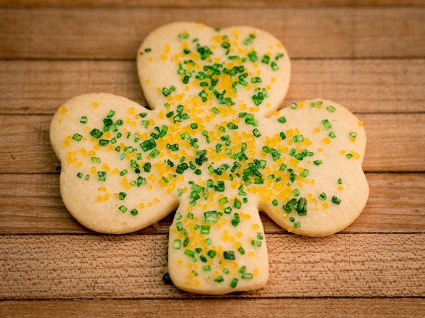 6 Sprinkle Shamrock Cookies