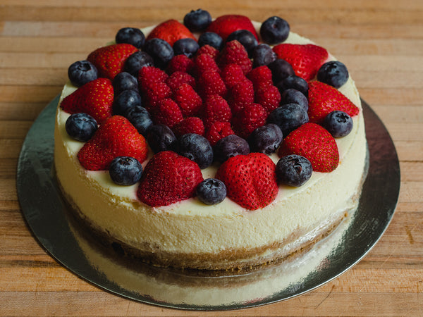 Plain Cheesecake with Choice of Topping